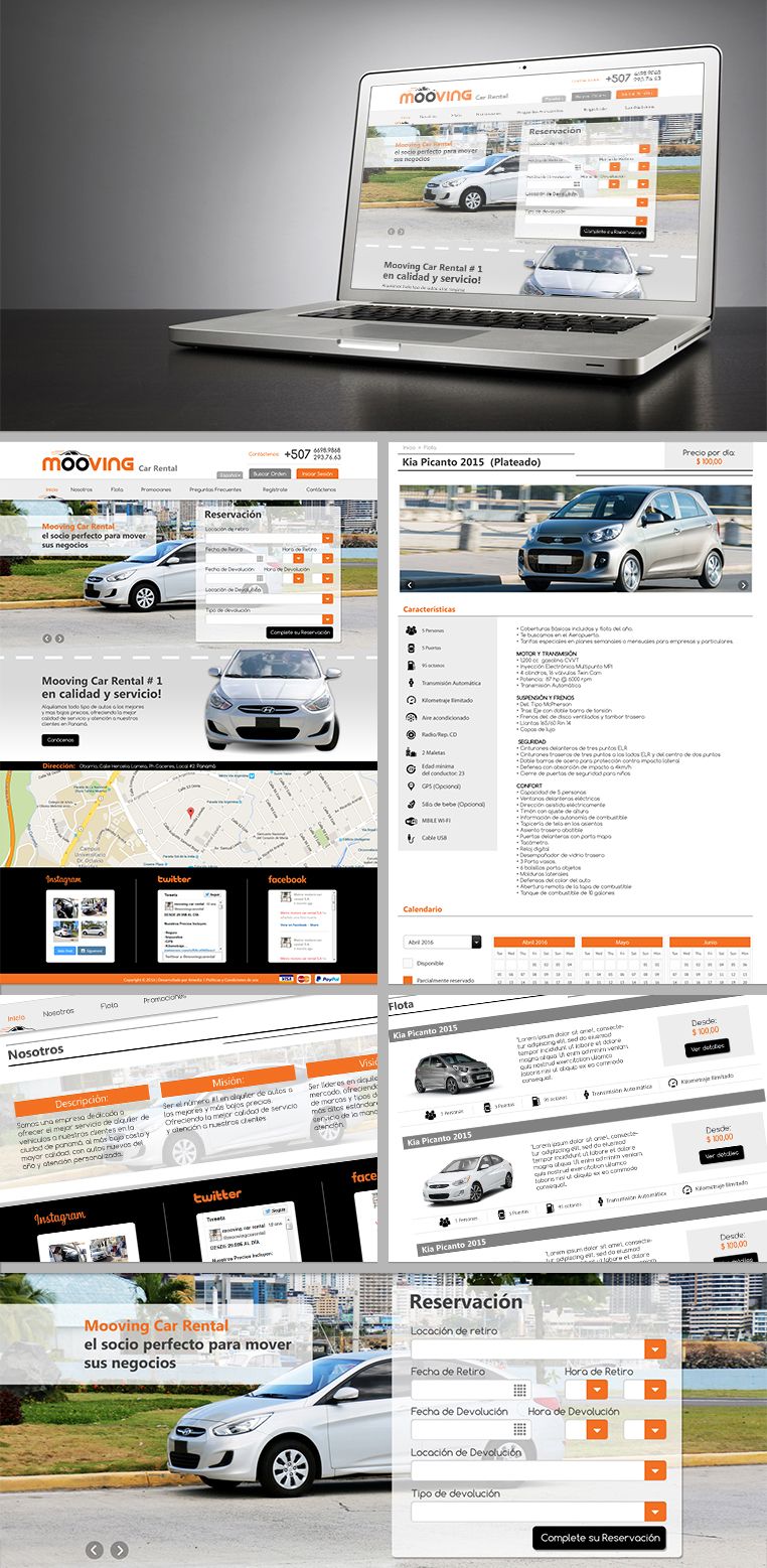Desarrollo Web Mooving Car Rental