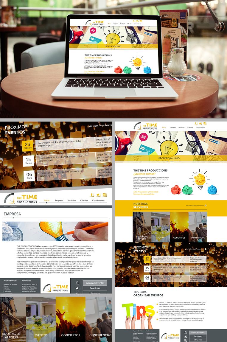 Desarrollo Web The Time Productions