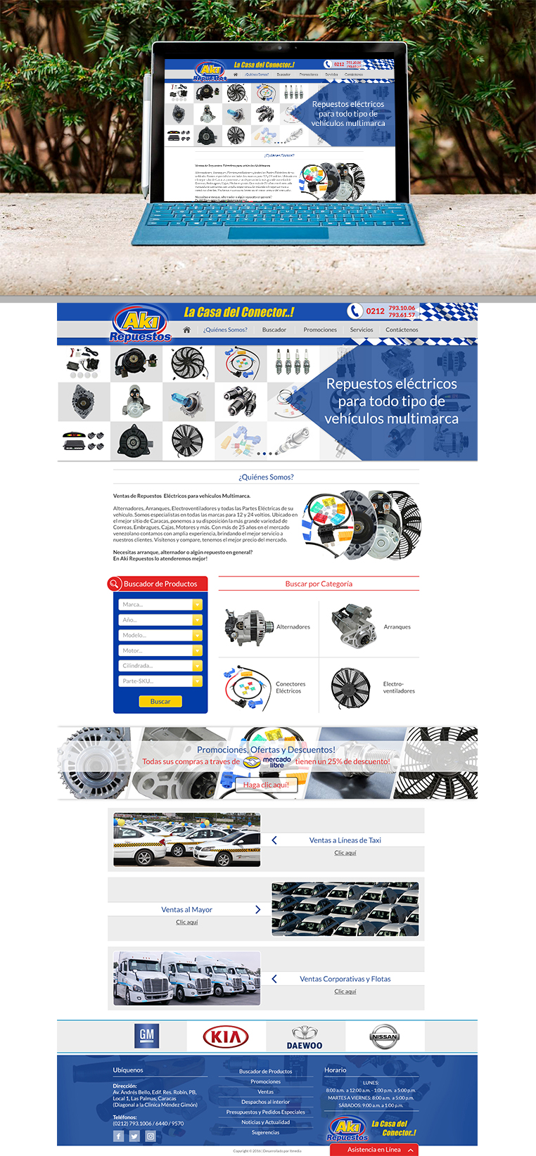 Desarrollo Web Aki Respuestos