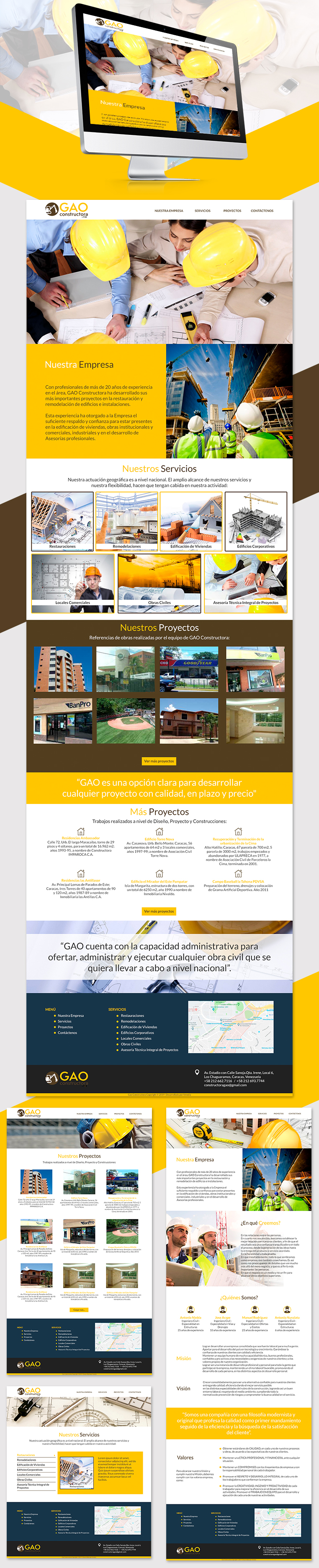 Desarrollo Web Constructura Gao